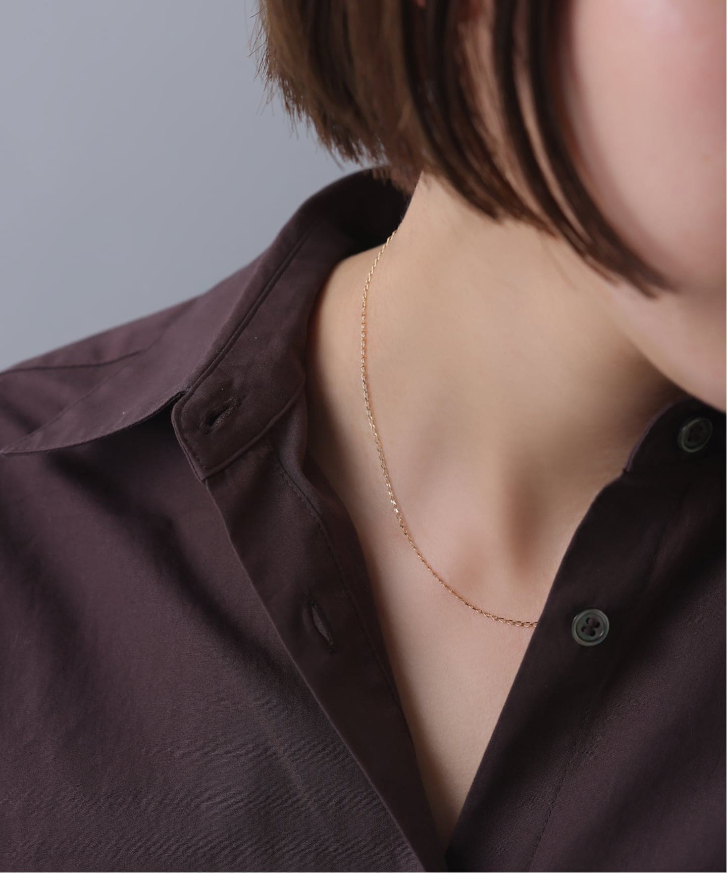 アラキヘイチェーン40cmネックレス K18（ネックレス）｜Lilas（リラ