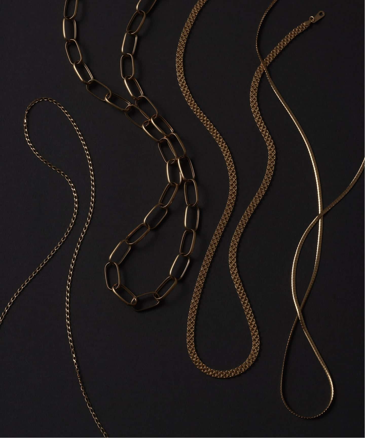 アラキヘイチェーン40cmネックレス K18（ネックレス）｜Lilas（リラ