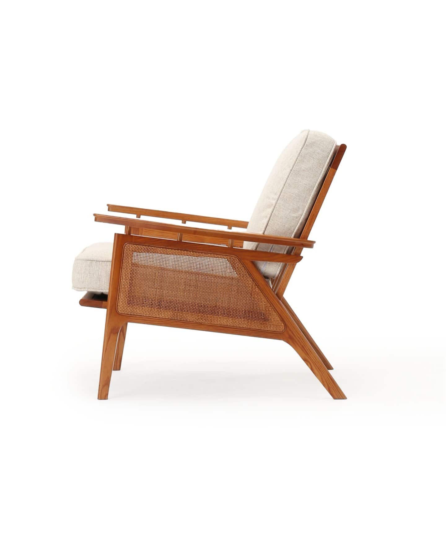 大型商品》WICKER LOUNGE CHAIR (IV) ウィッカーラウンジチェア