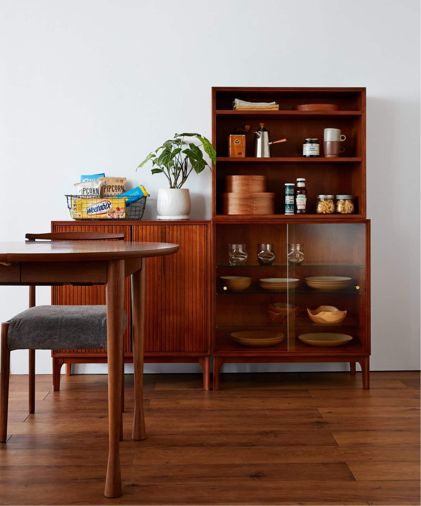 大型商品》BROOKS SMALL GLASS SHELF 2 ブルックス ガラス シェルフ