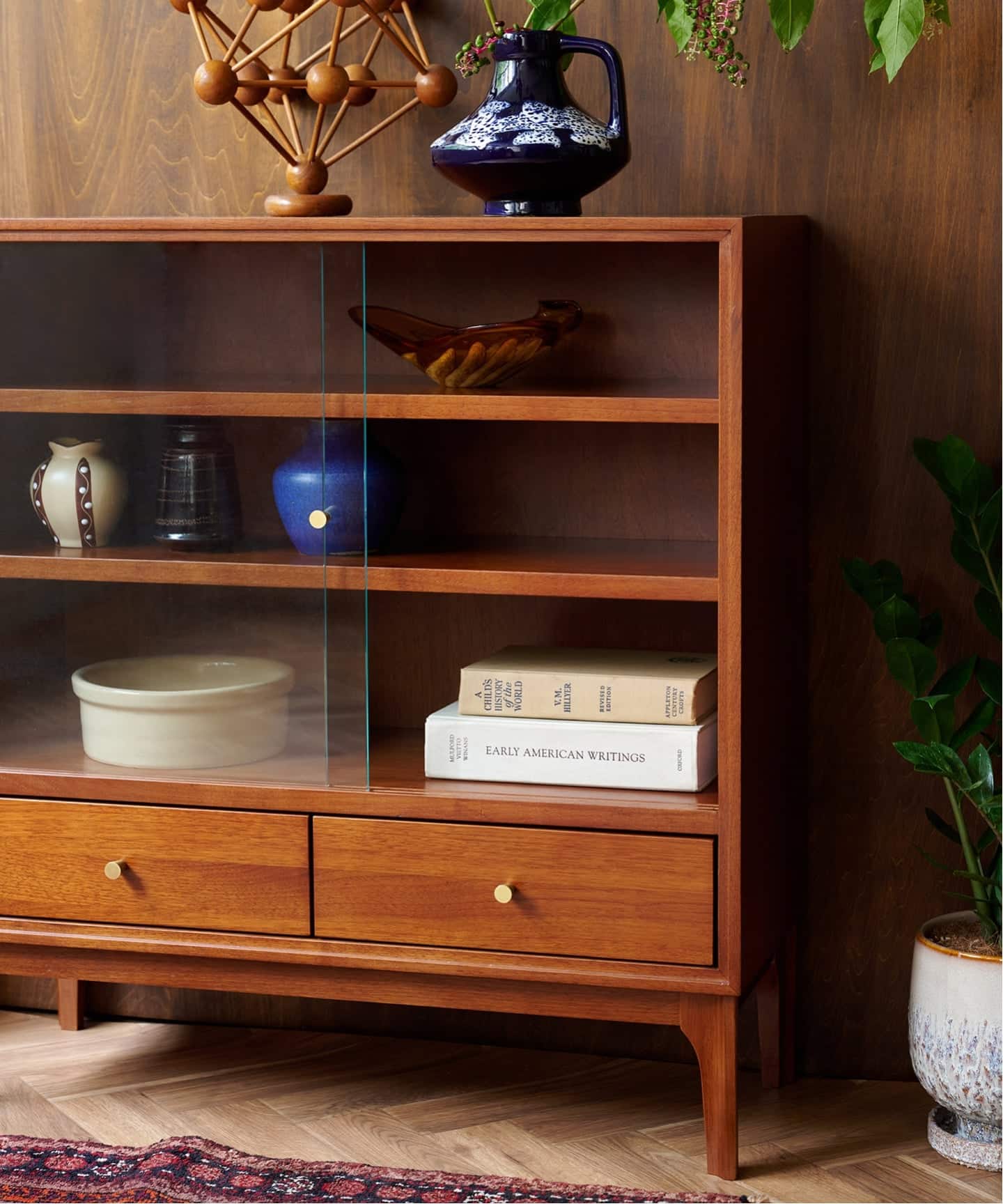 大型商品》BROOKS SMALL STACKING GLASS SHELF スタッキング シェルフ