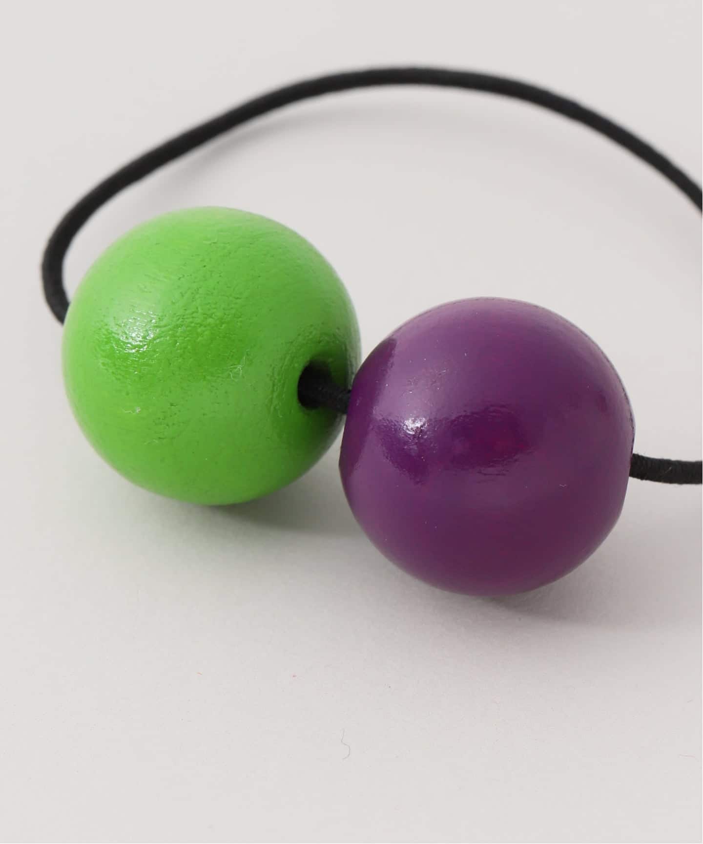 予約》SASKIA DIEZ WOOD HAIR TIE：ヘアゴム（ヘアアクセサリー