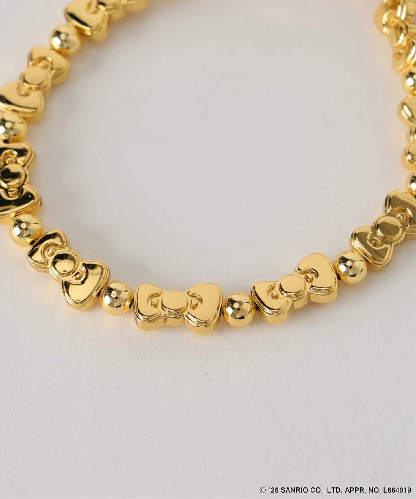 追加予約》HELLO KITTY S&S HASHIBAMI リボンビーズハンドストラップ