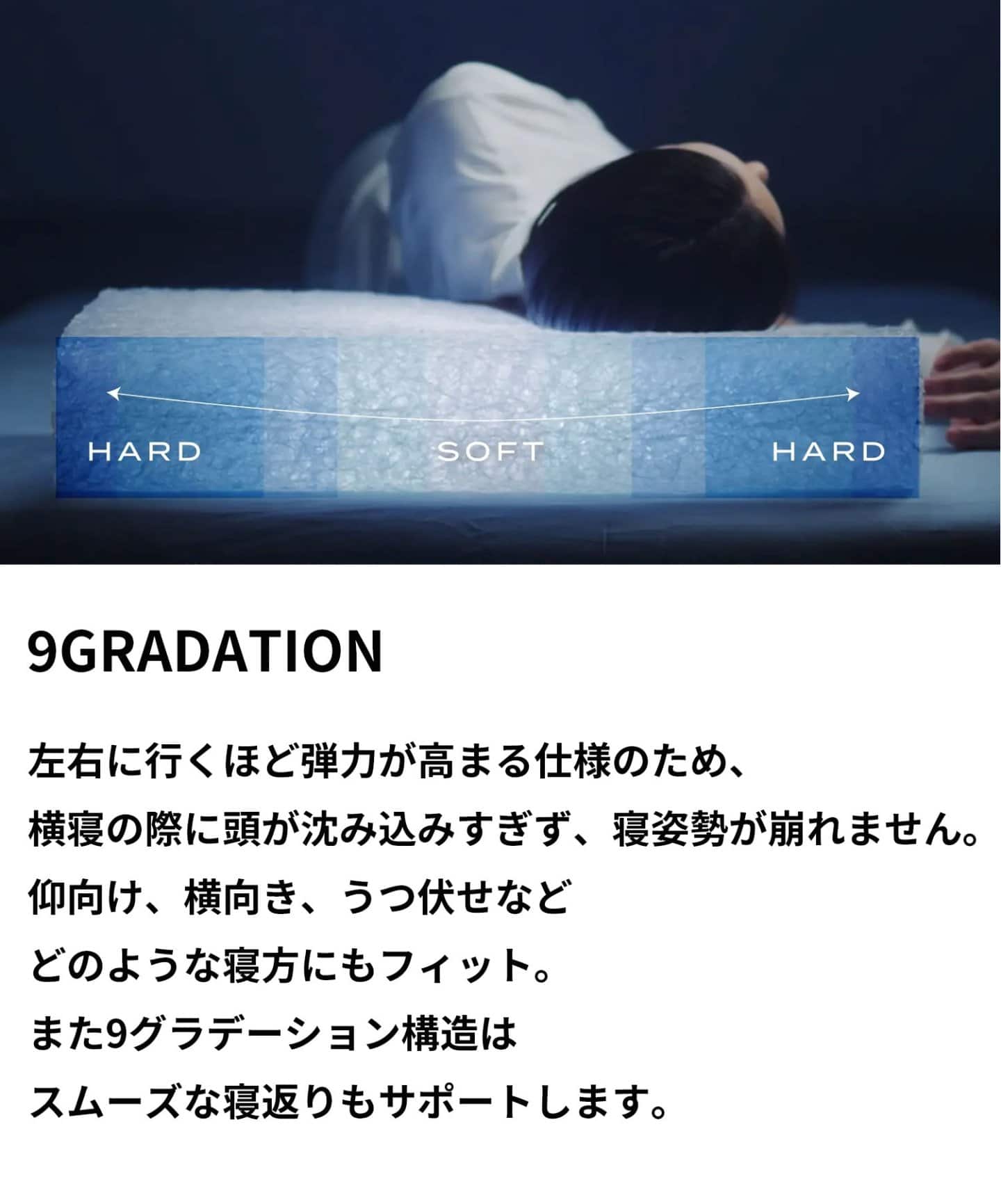 BRAIN SLEEP/ブレインスリープ】ピロー LOW 枕 本体のみ (9