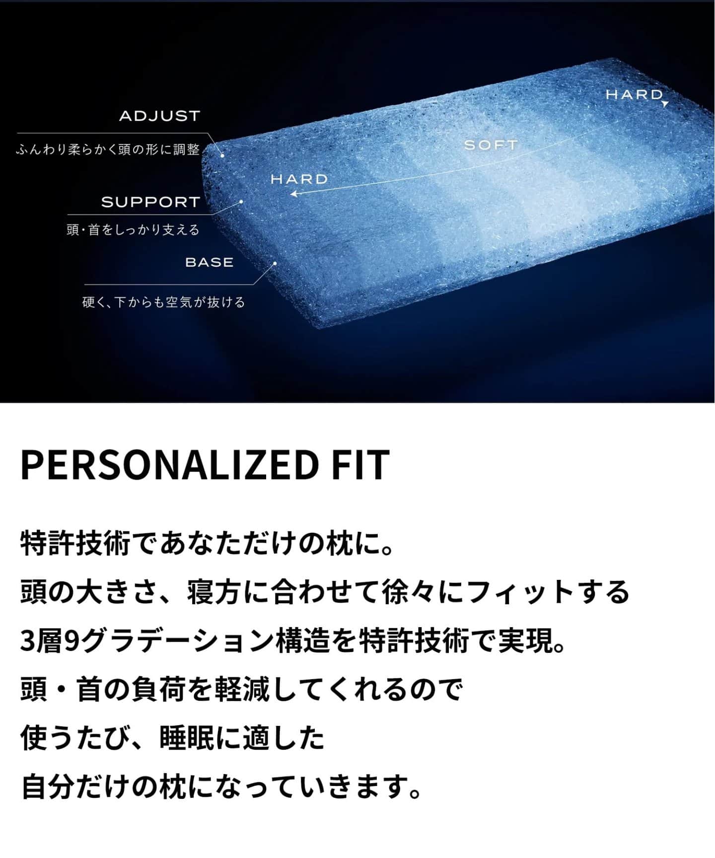 BRAIN SLEEP/ブレインスリープ】ピロー STANDARD 枕 本体のみ (9