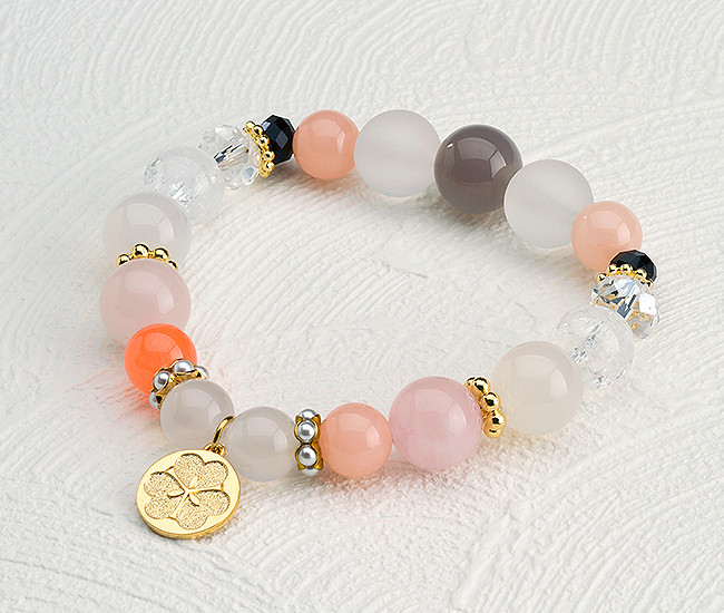 刀剣乱舞-ONLINE- 三日月宗近 イメージ天然石ブレスレット/物吉貞宗