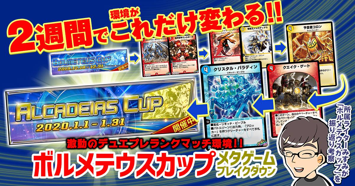 デュエプレ】『ボルメテウスカップ』メタゲームブレイクダウン