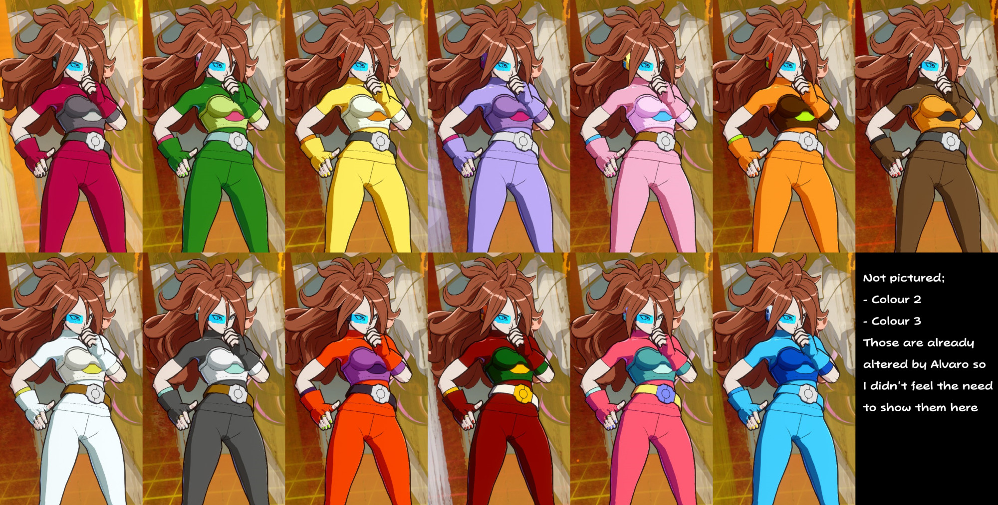 Android 21 Armour Colours Mod for Dragon Ball FighterZ | DB:FZ Mods