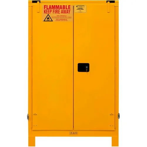 Global Industrial™ Flammable Cabinet, Self Close Single Door, 16