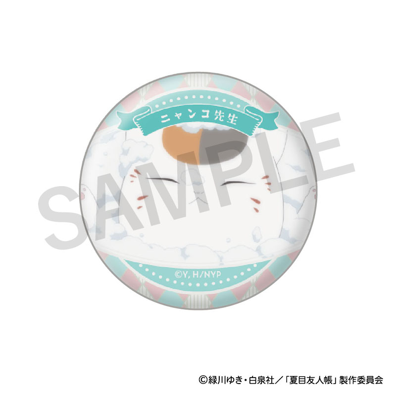 夏目友人帳 ニャンコ先生 顔コレ缶バッジ【夏目友人帳 アニメ公式