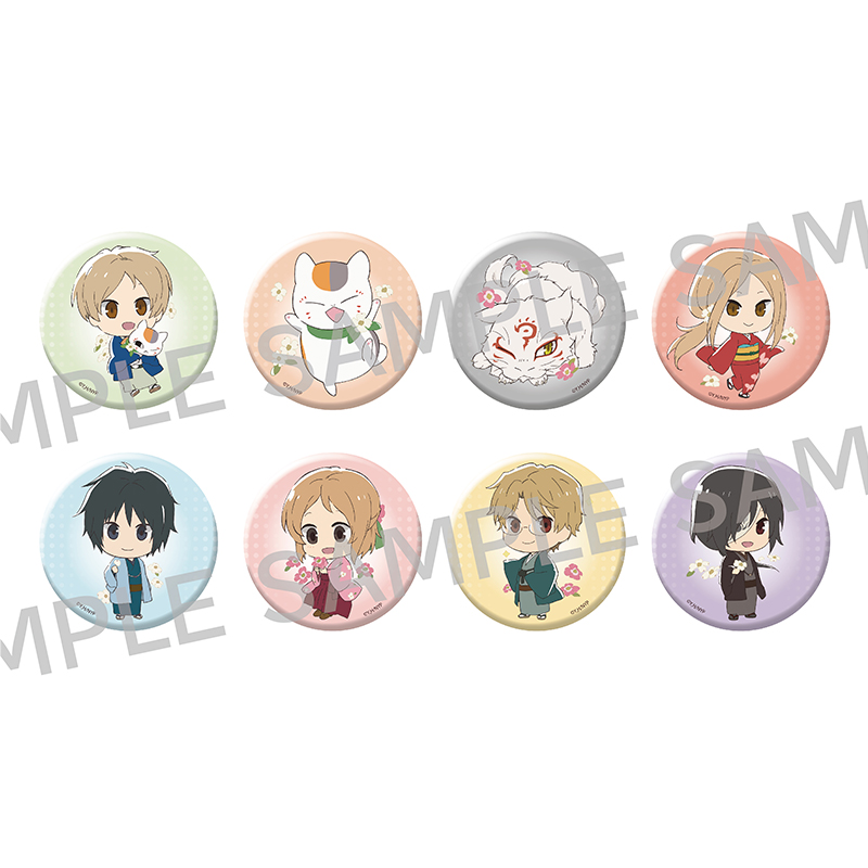 缶バッジコレクション（15周年ミニキャラA）【夏目友人帳 アニメ公式
