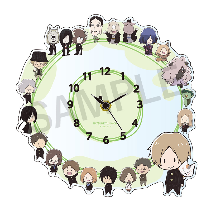 壁掛けアクリルクロック（なつめゆる人帳）【夏目友人帳 アニメ公式