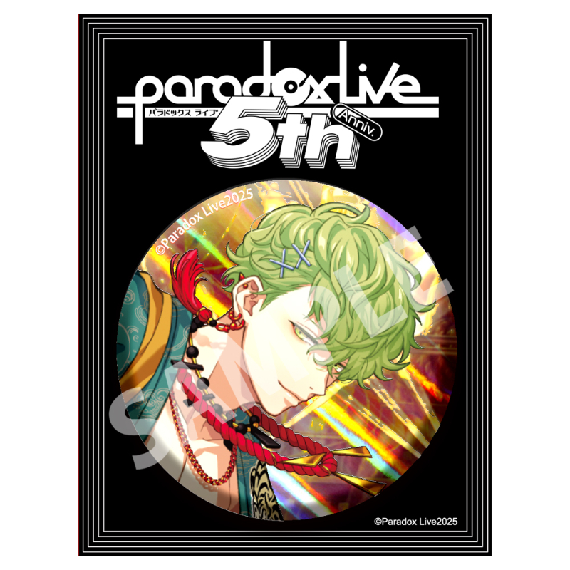 Paradox Live BIG缶バッジ 5th Anniversary 征木 北斎【アニメタイムズ