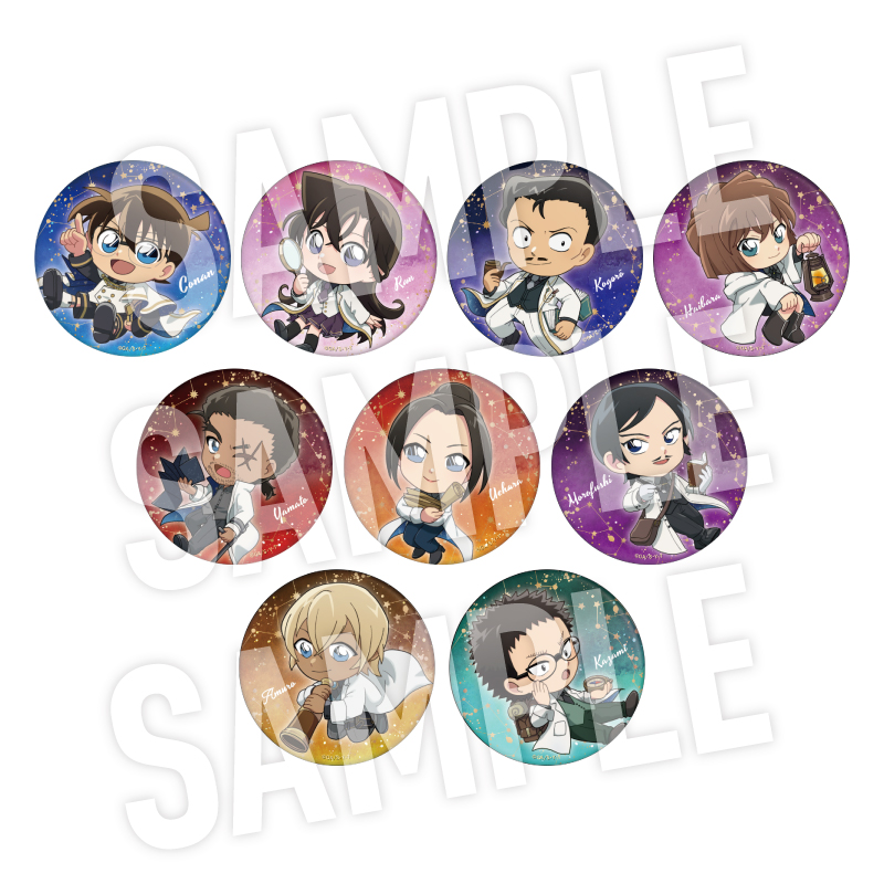 名探偵コナン トレーディング缶バッジ 天文学者 デフォルメ【YTE公式