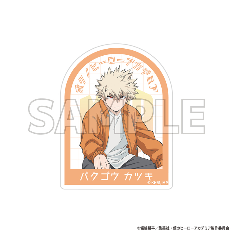 僕のヒーローアカデミア ステッカー Light color style (爆豪勝己