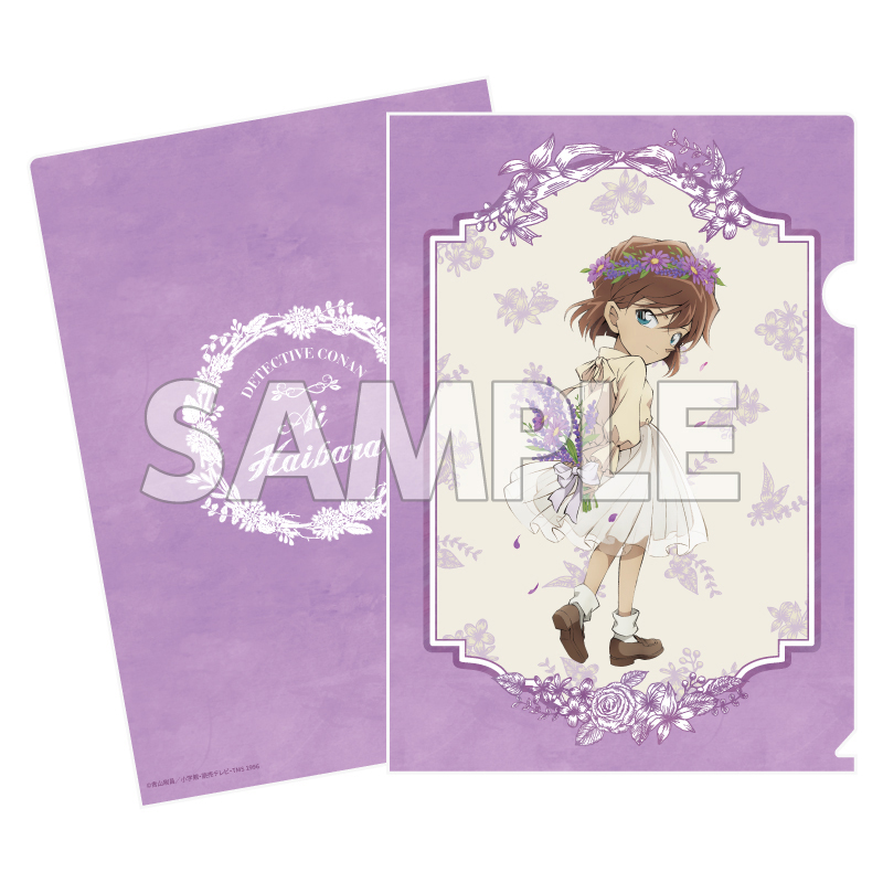 名探偵コナン ちょいデカホロ缶バッジ 花冠-flow in the wind-（灰原