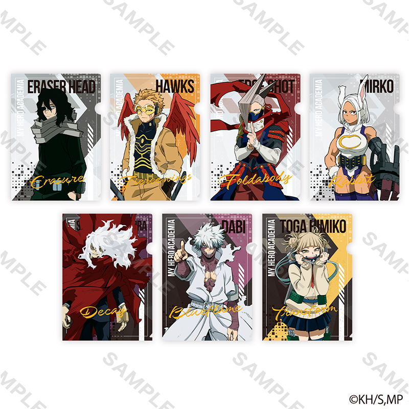 僕のヒーローアカデミア クリアファイル 7期新ビジュアル (トガヒミコ