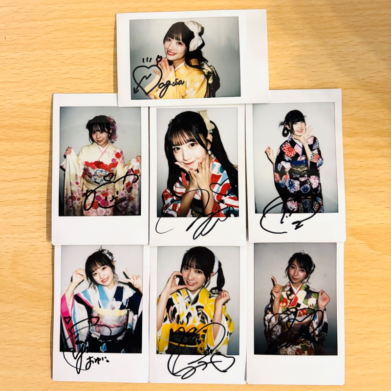 SWEET STEADY メンバー別チェキ（ランダムサイン入り）-振袖 2025