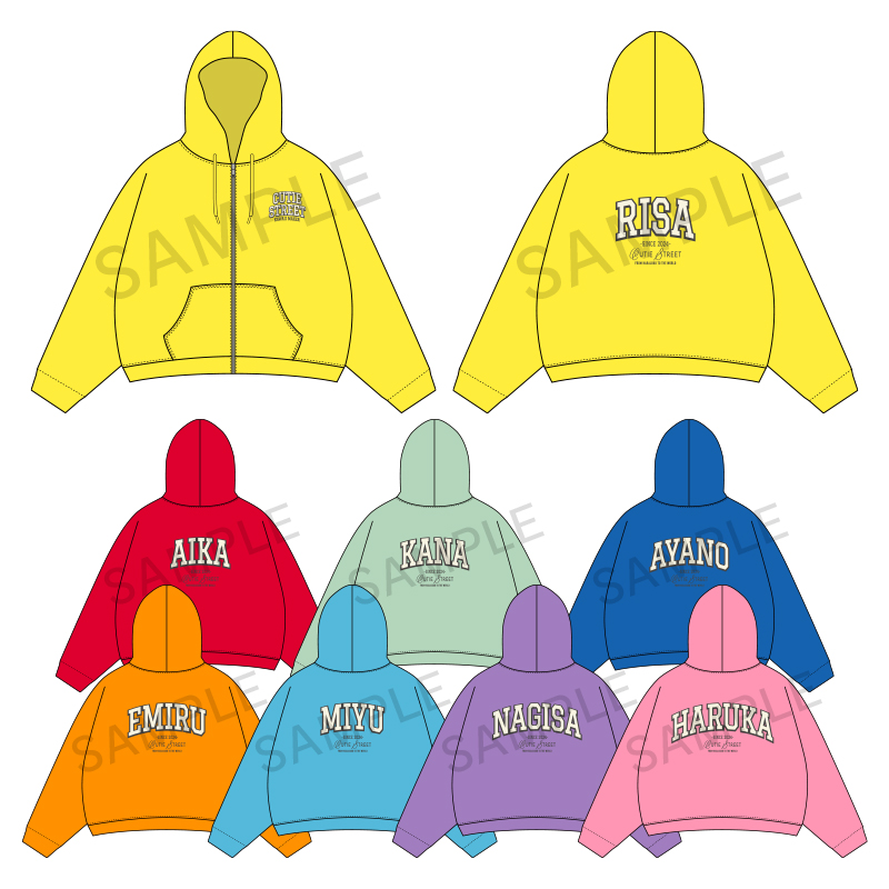 CUTIE STREET OSHI API Zip-up hoodie【ASOBIMALL(アソビモール)】