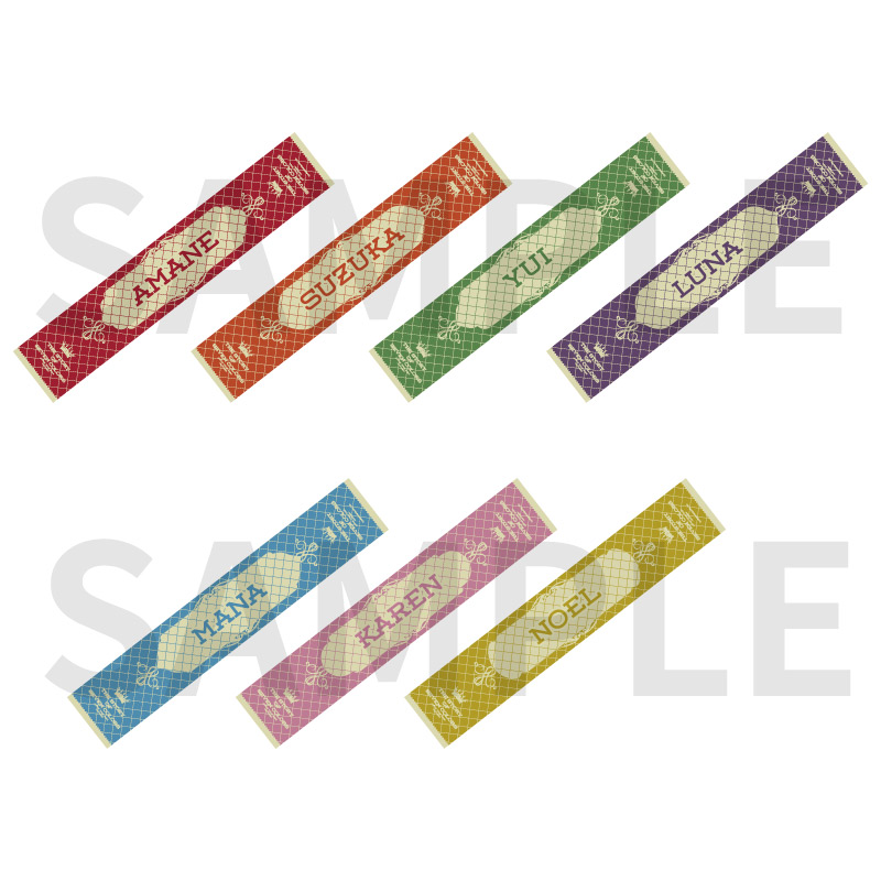 FRUITS ZIPPER OSHI API タオル - JAPAN TOUR 2024 edition-(全7種