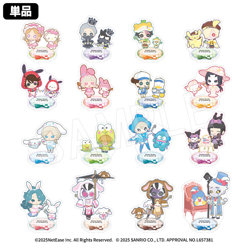 トレーディングハート缶バッジ（ミニキャラ） 1pcs【FUN'S PROJECT MALL】