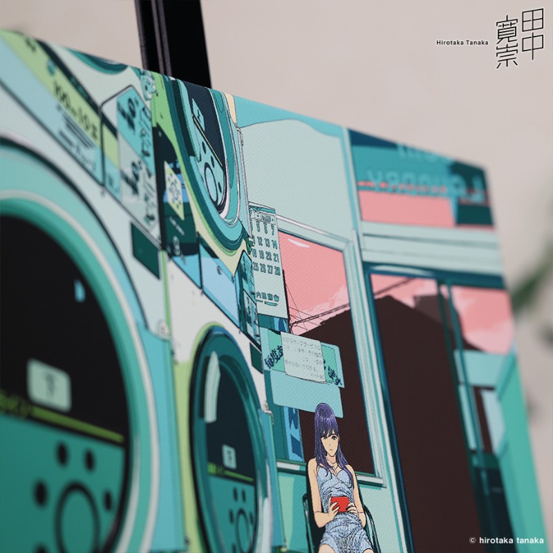 田中寛崇 キャンバスアート 「LAUNDRY」【FUN'S PROJECT MALL】