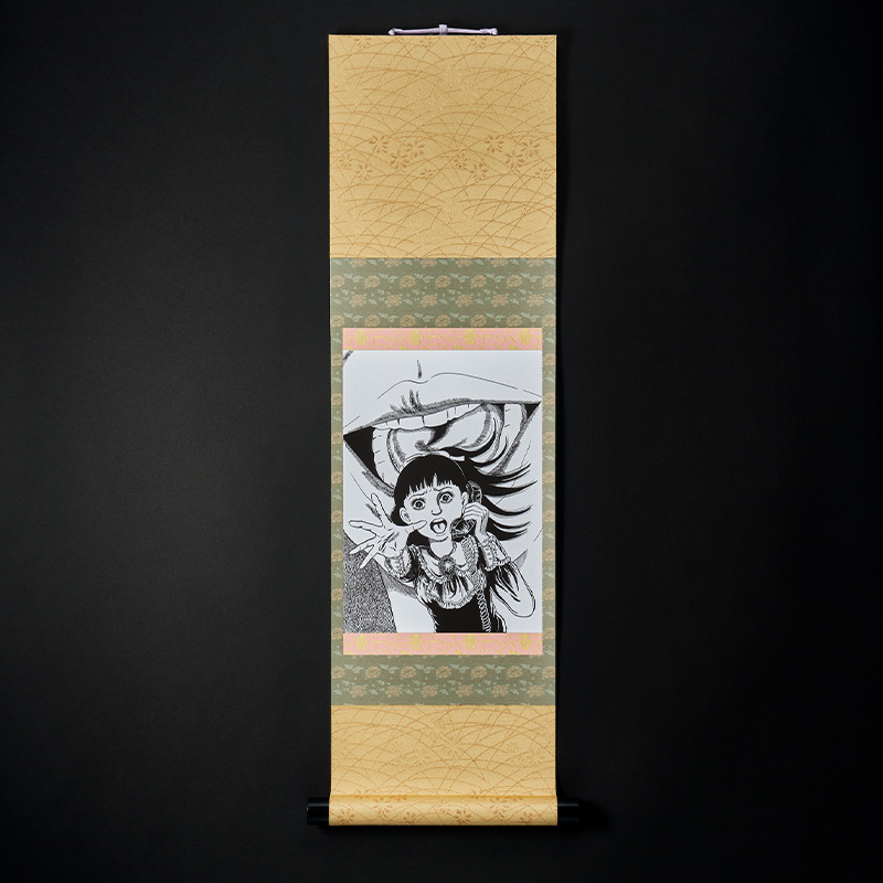 ミニ掛け軸【楳図かずお_洗礼A】【FUN'S PROJECT MALL】