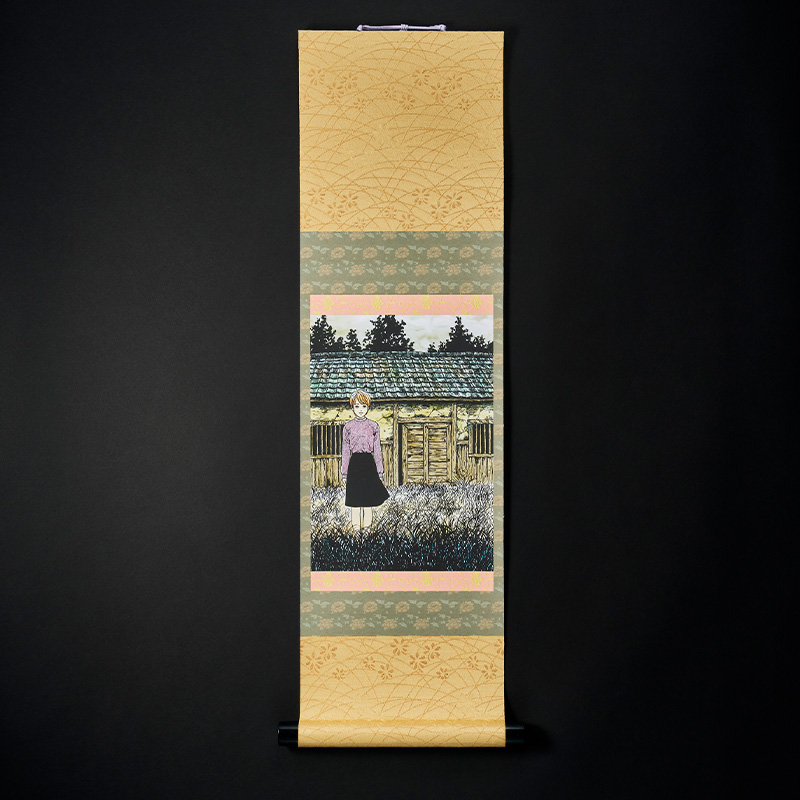 ミニ掛け軸【伊藤潤二_うずまきC】【FUN'S PROJECT MALL】