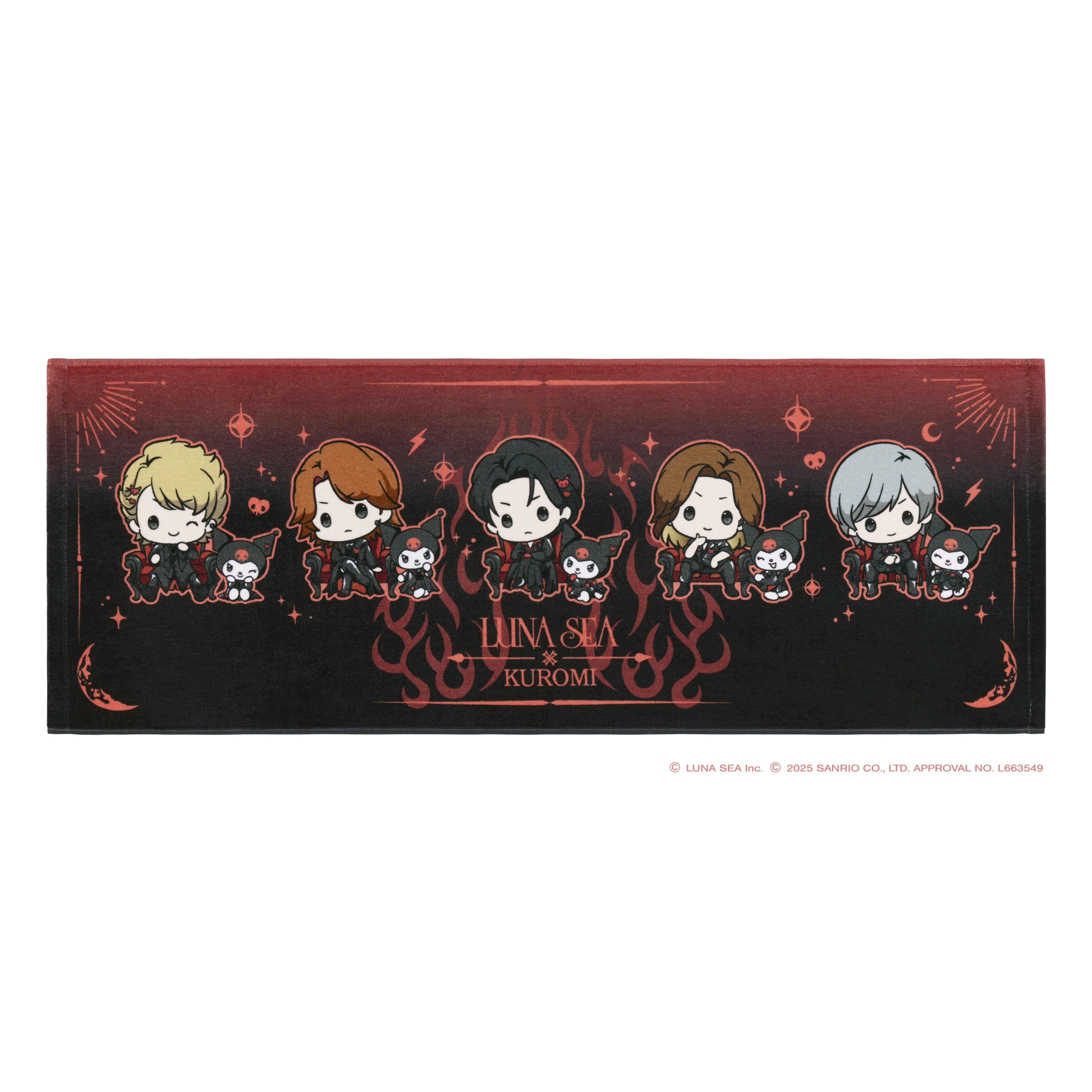 LUNA SEA×KUROMI 第2弾 スポーツタオル【LUNA SEA OFFICIAL WEB STORE】