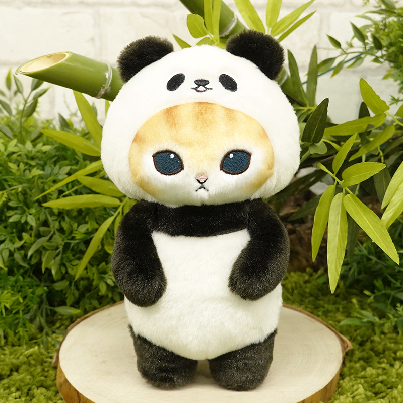 ぽてたまぬいぐるみ mofusand パンダにゃん ベージュ【サン・アロー