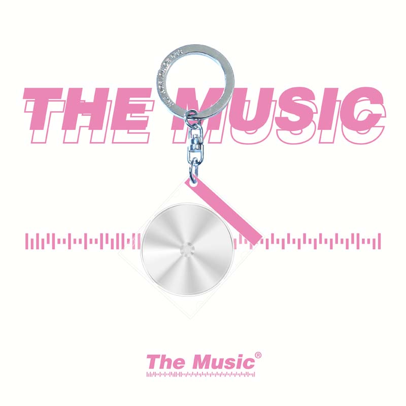 ミュージックキーホルダー CD【ver1.0】ピンク（pink）【【公式】The