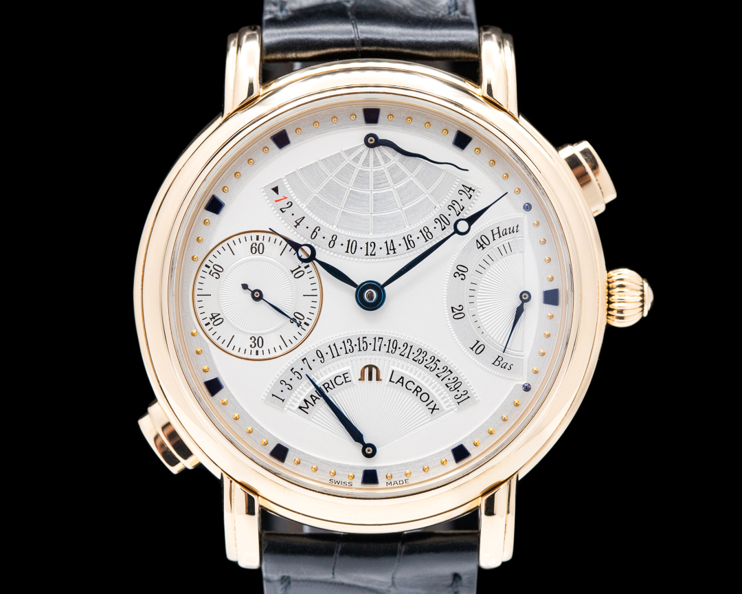 43320) Maurice Lacroix Masterpiece Double Retrograde Manual Wind
