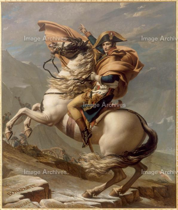 作品詳細 | サン＝ベルナール峠を越えるボナパルト | イメージ