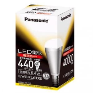 LDA6L-H-E17 (パナソニック)｜電球色相当｜LED電球｜電材堂【公式】
