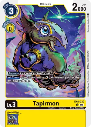 Tapirmon (EX8-030) - DigimonCard