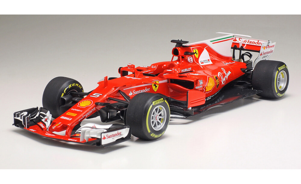タミヤ、「フェラーリSF70H」を1/20スケールで細密再現したキットを