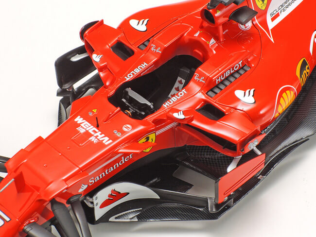 タミヤ、「フェラーリSF70H」を1/20スケールで細密再現したキットを