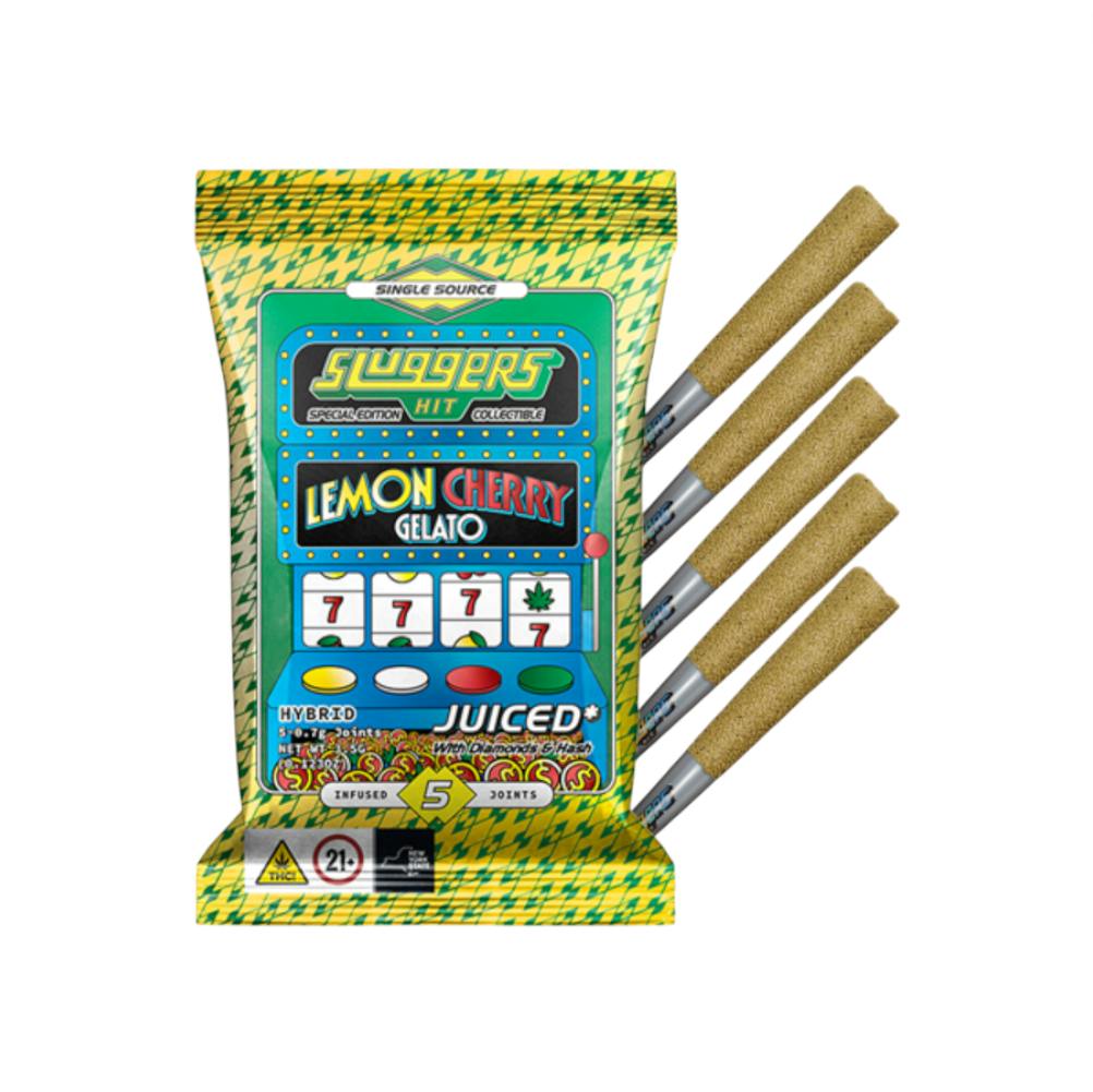 Juiced Lemon Cherry Gelato 5pk Infused Pre-rolls - The Flowery NY