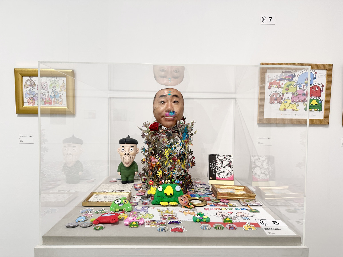 木梨憲武展－TOUCH』SERENDIPITY－意味ある偶然」で展示する、若槻千夏