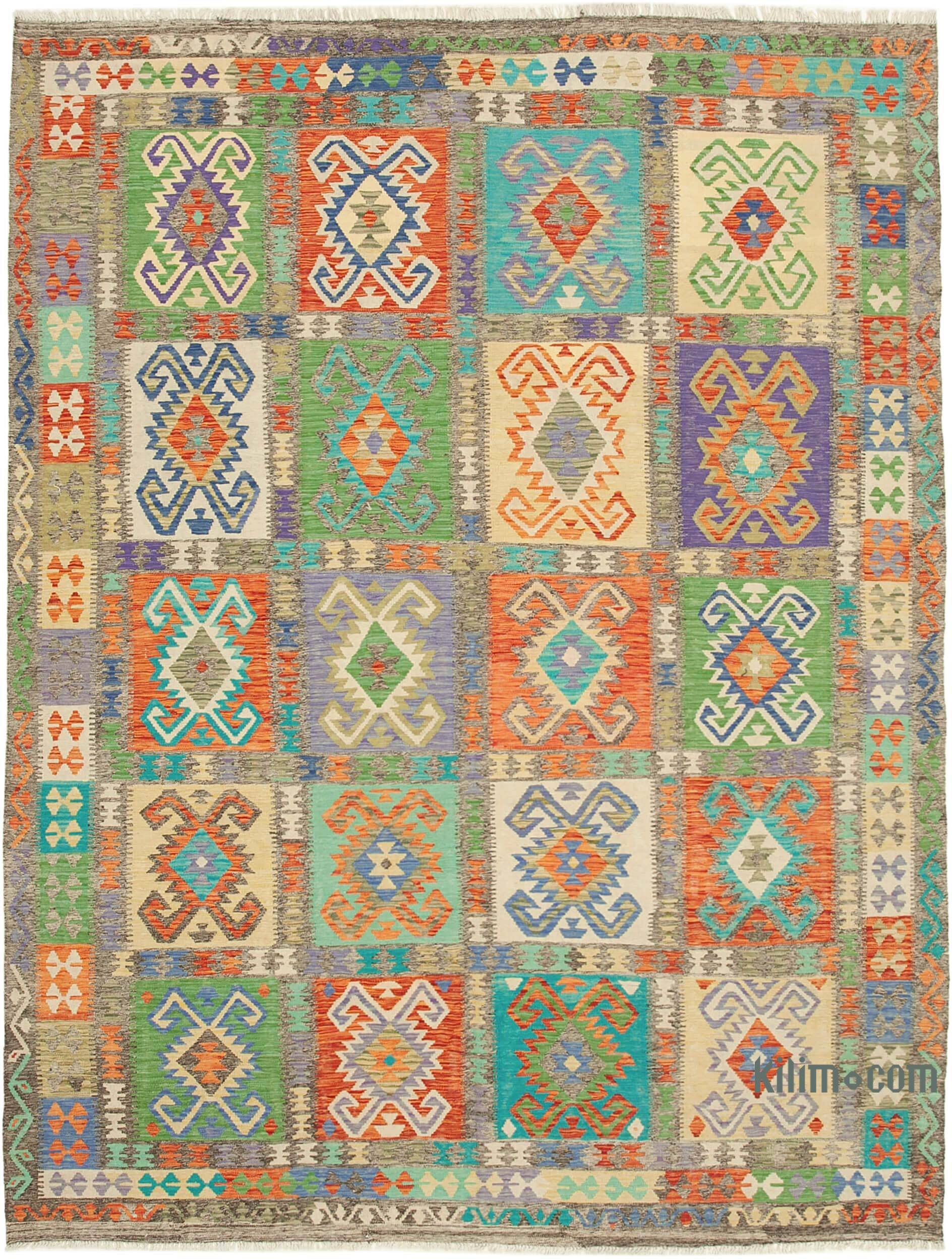 New Afghan Kilim Rug - 8' 7
