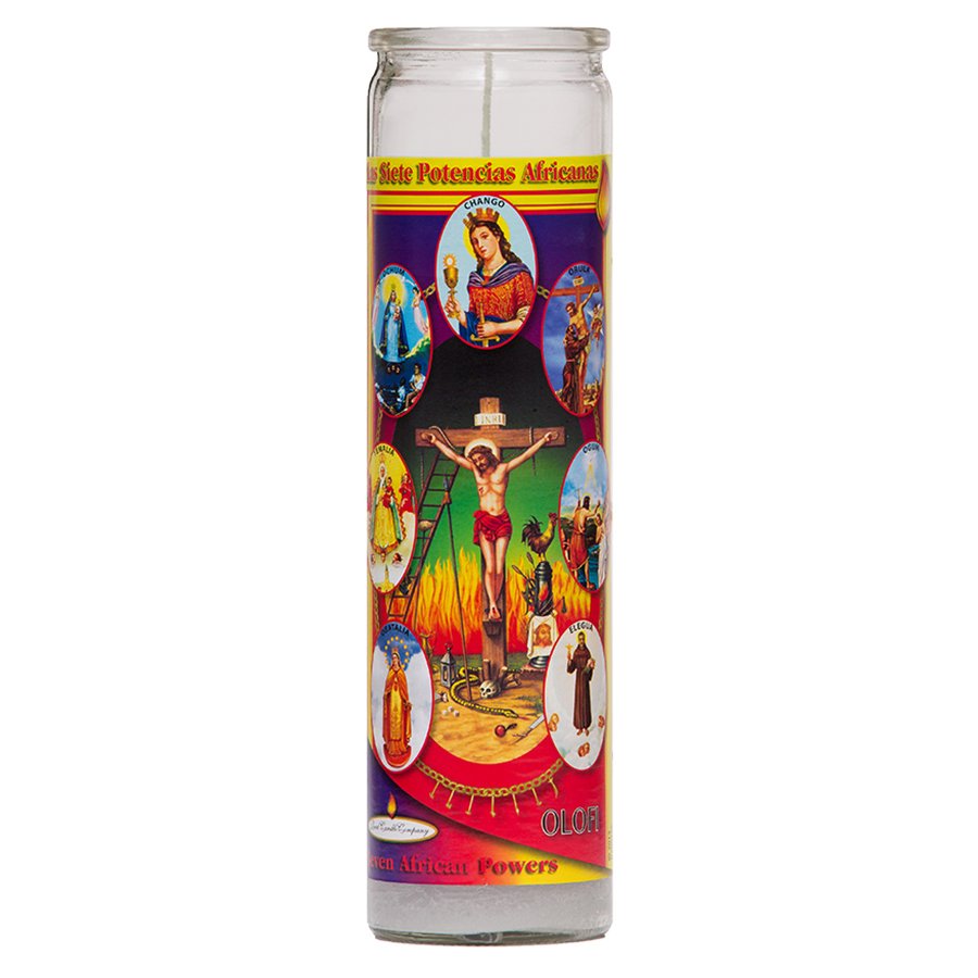 Brilux Seven African Powers Religious Candle, 8