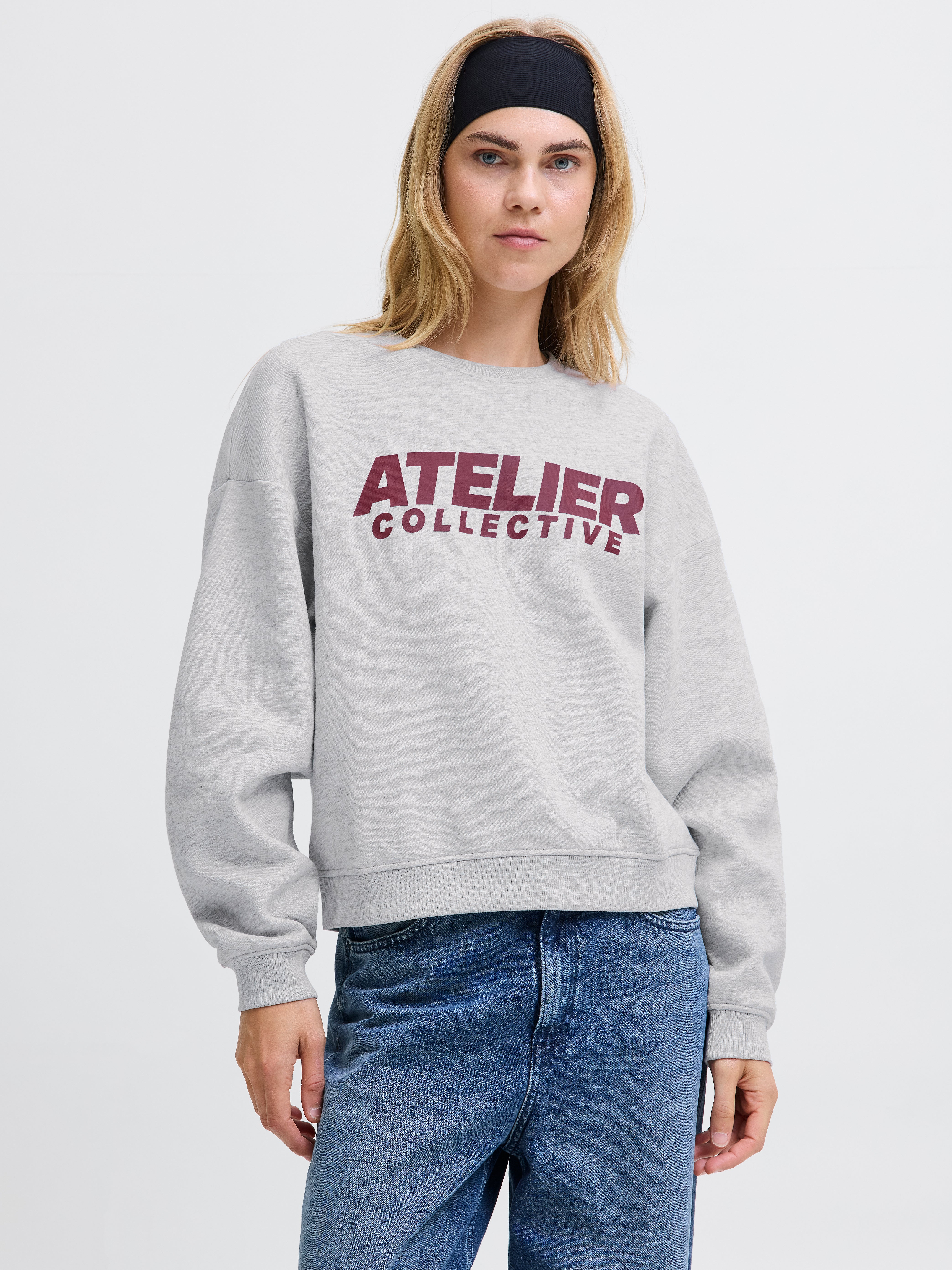 JXJACKIE Sweatshirt | Light Grey | JJXX®