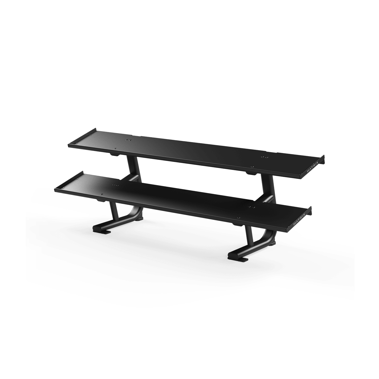 2-Tier Flat Tray Dumbbell Rack | フリーウエイト |ストレングス