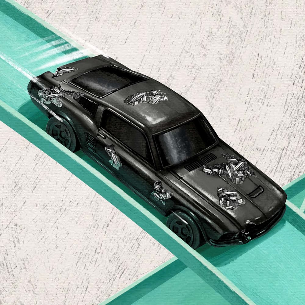 Hot Wheels x Daniel Arsham Lap 4 Poster | Mattel Creations