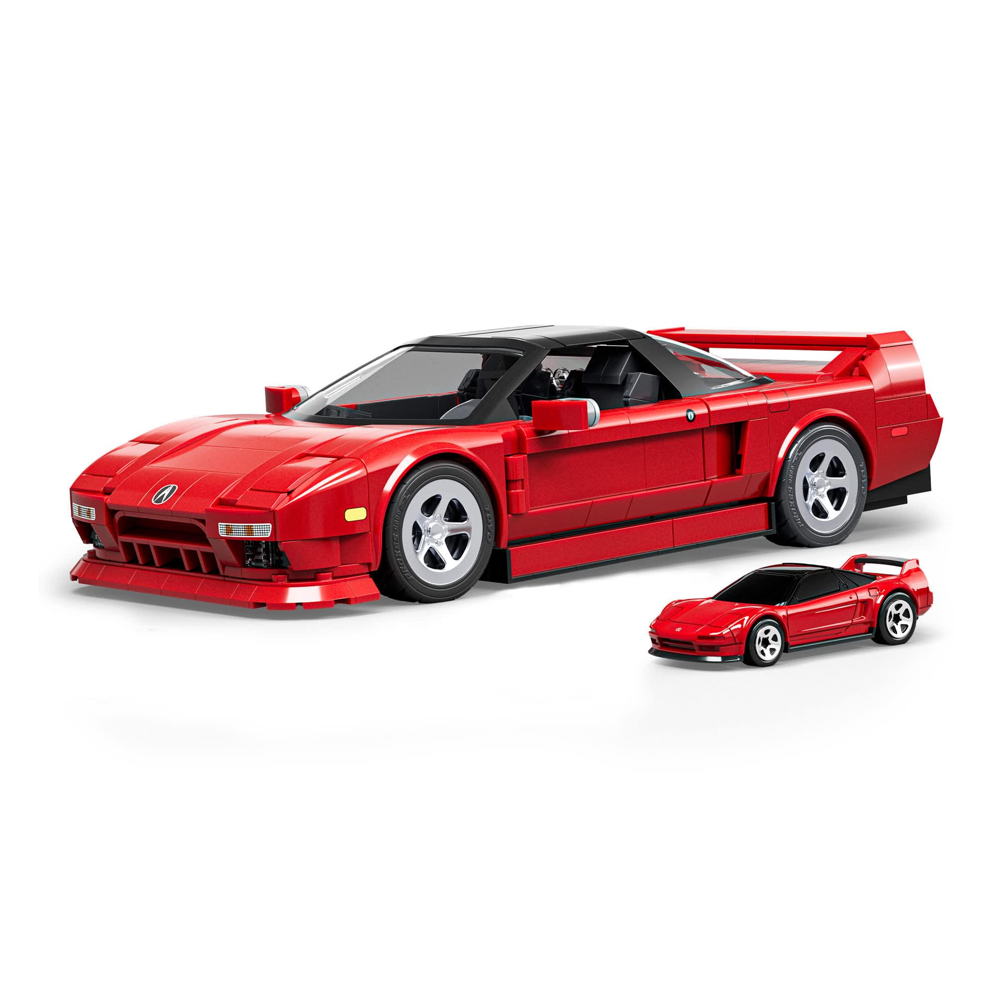 Mattel Brick Shop Hot Wheels '90 Acura NSX Building Set | Mattel