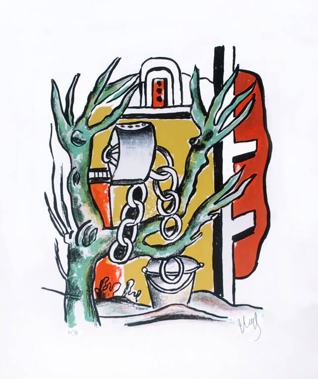 Fernand Léger, Le Puits (The Well), 1951, Lithograph (S)