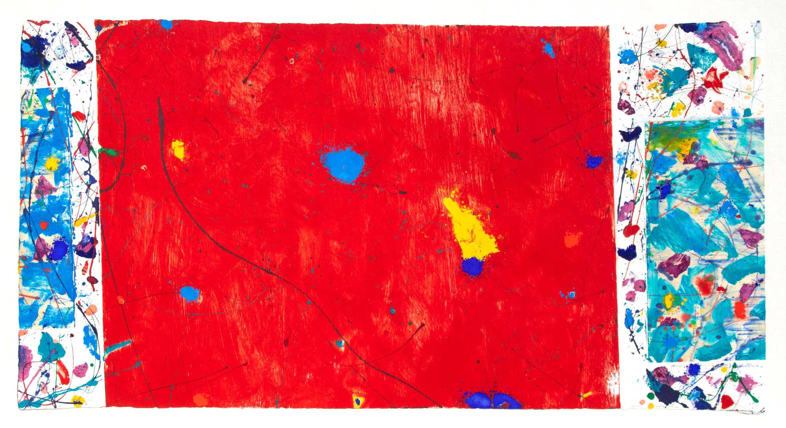 Sam Francis, Untitled, 1982, Monotype