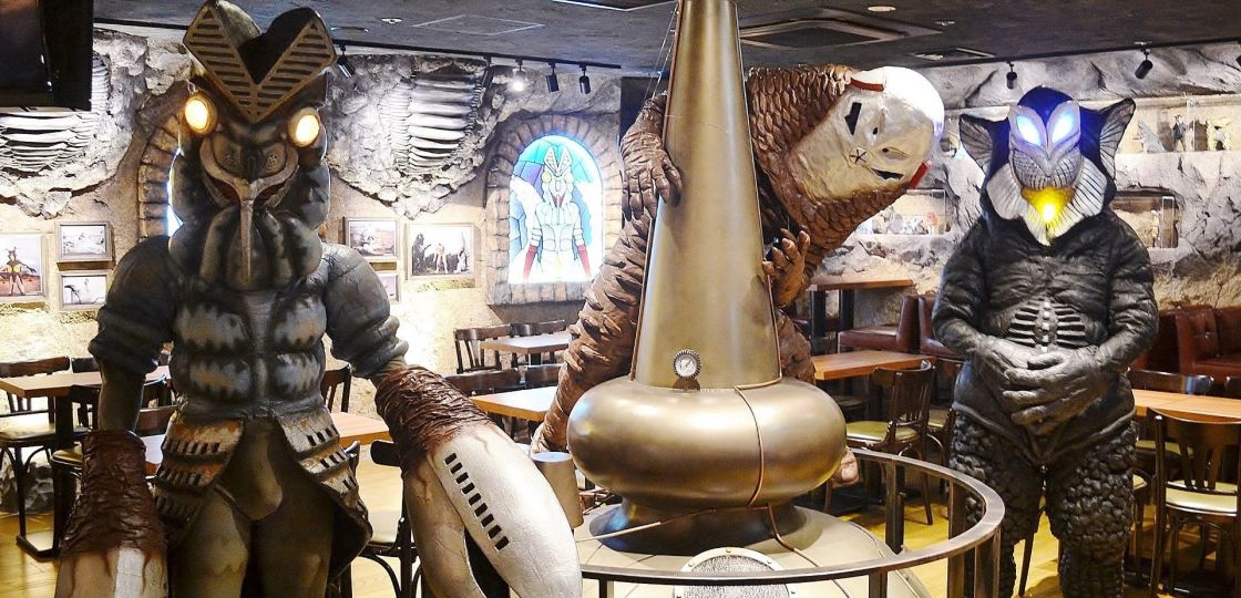 新橋》人気の居酒屋「怪獣酒場」が首都進出 新橋にウルトラ怪獣大集合