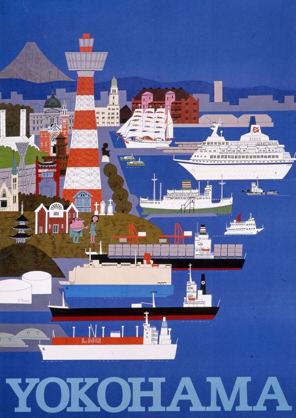 横浜》企画展「柳原良平 海と船と港のギャラリー」開催中、横浜みなと