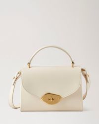 Mulberry | スモール ラナ トップハンドル | エッグシェル ハイグロス